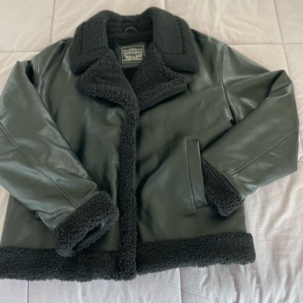 Levi’s Faux Leather Jacket - Picture 2 of 13